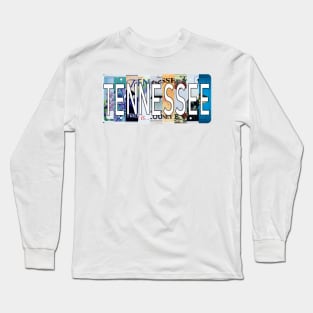 Tennessee License Plates Long Sleeve T-Shirt